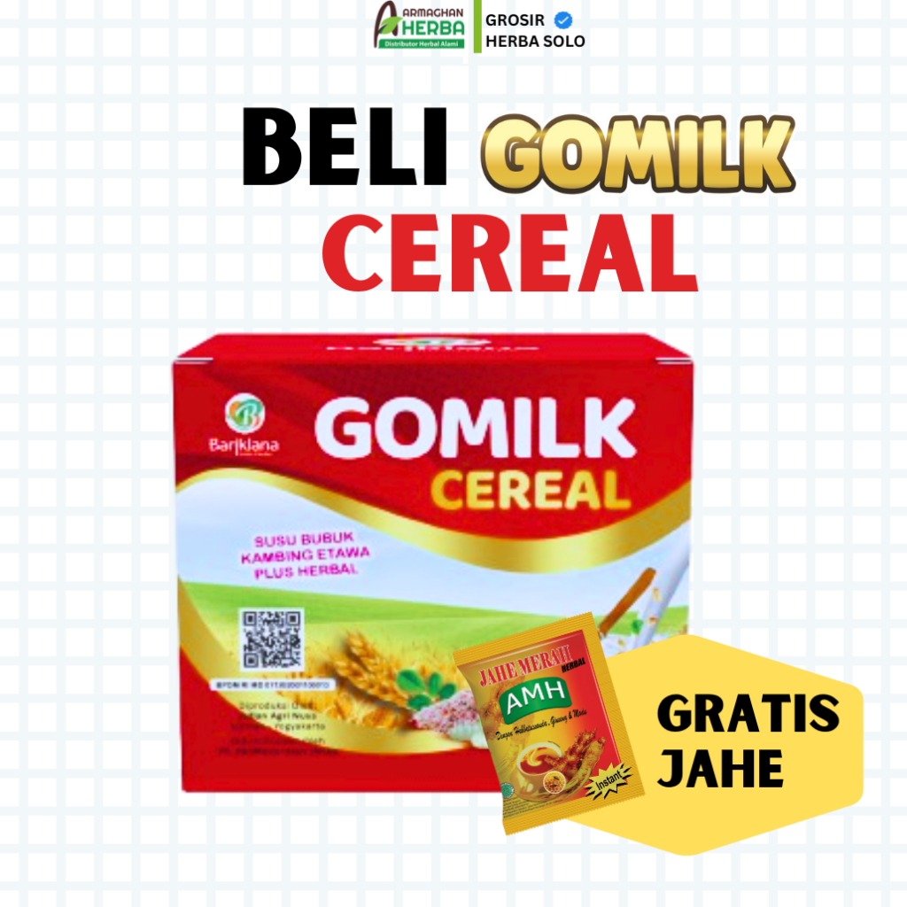 

[GRATIS HADIAH] [BISA COD] GOMILK CEREAL PATI GARUT 250 GRAM