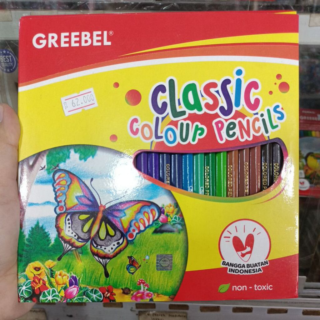 

PENSIL WARNA GREEBEL ISI 24 / CLASSIC COLOURS PENCILS ISI 24 WARNA