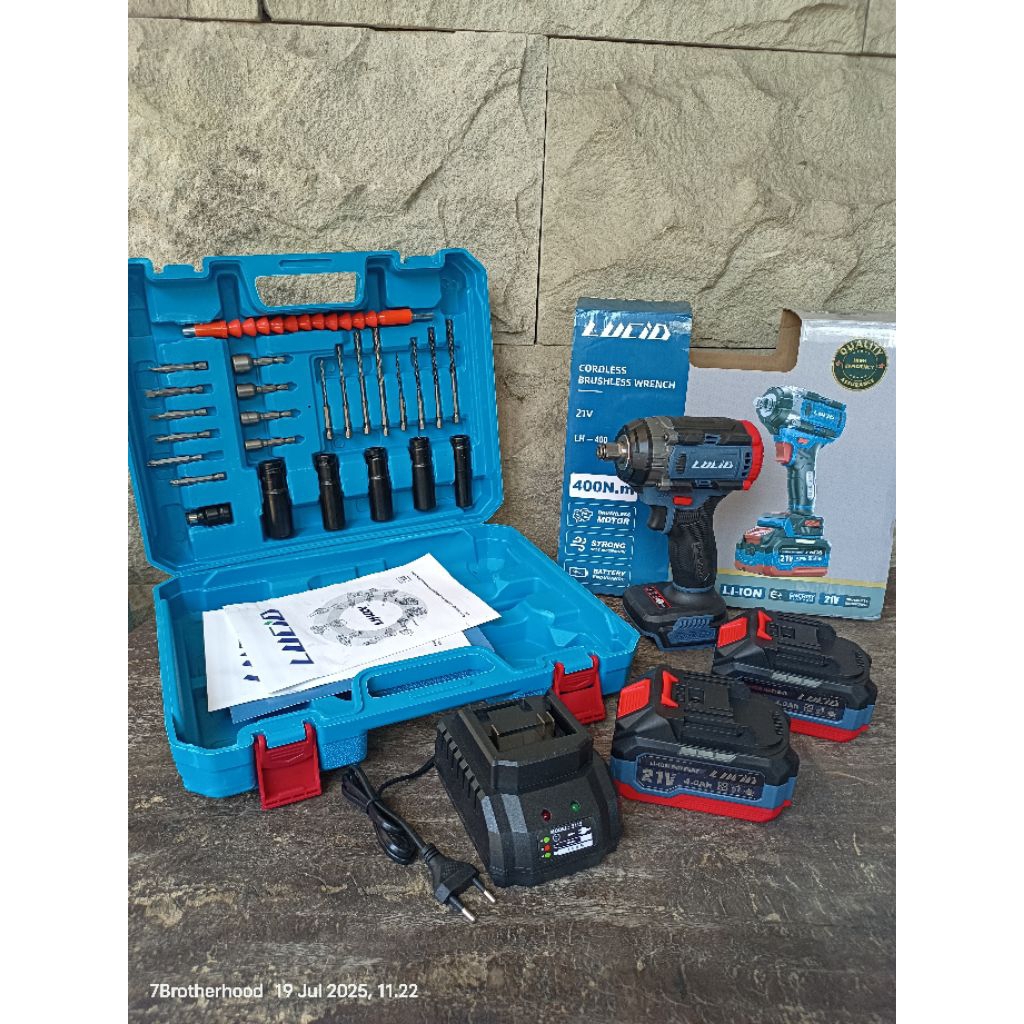 Bor impact Lucid LH400 impact wrench 400nm fullset