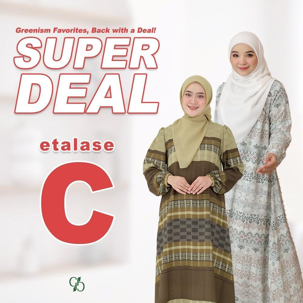 GREENISM MODIS C (Moment Discount Istimewa) – Produk Spesial Diskon Juli | Baju Dress Wanita