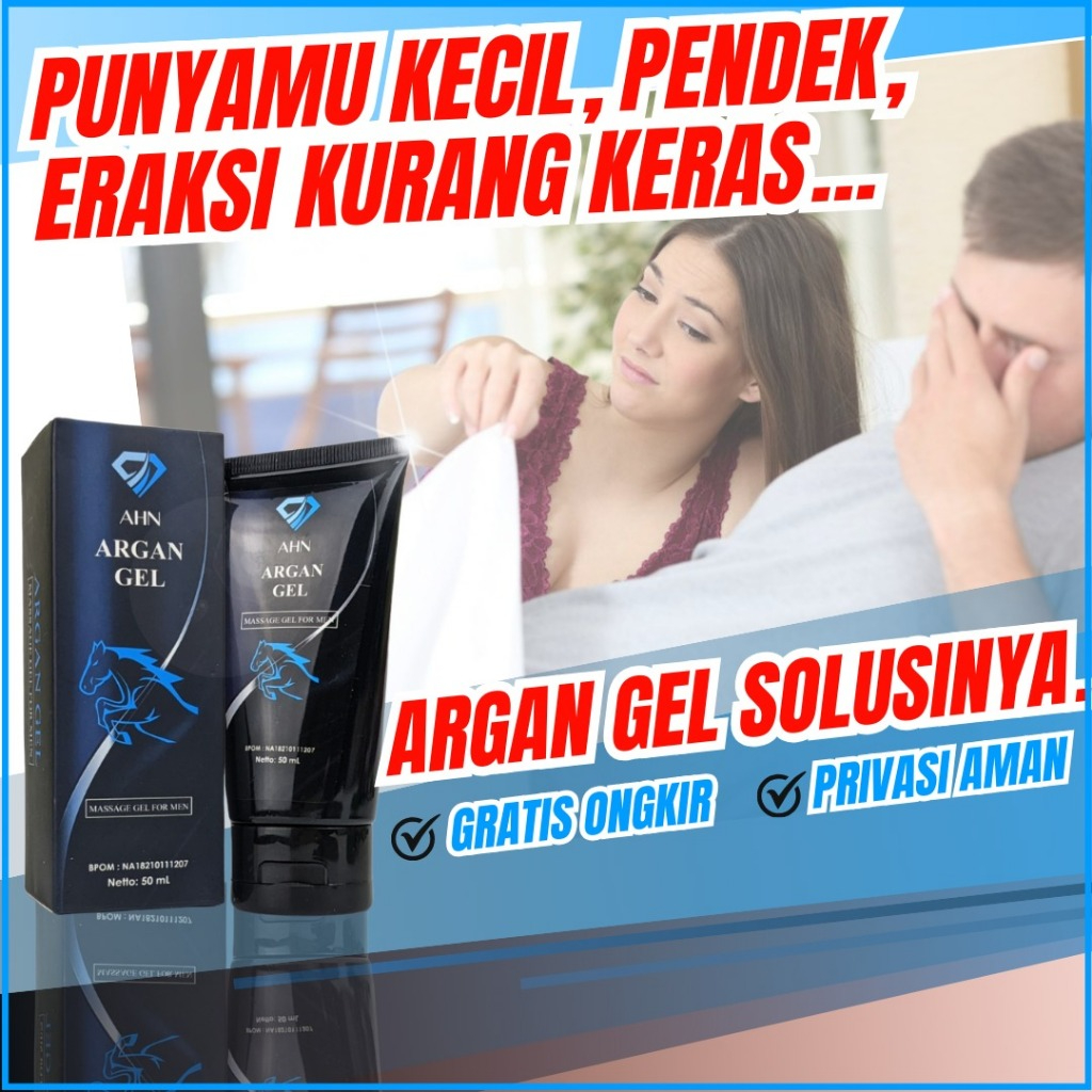 ARGAN GEL obat pembesar alat vita pria 100% original dari bahan herbal alami