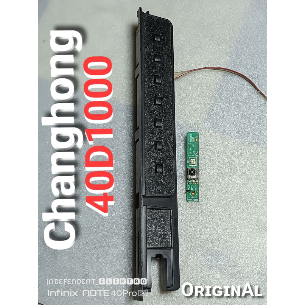 Sensor Tombol Tv changhong 40D1000    ir sensor Tombol Tv led Changhong 40D1000