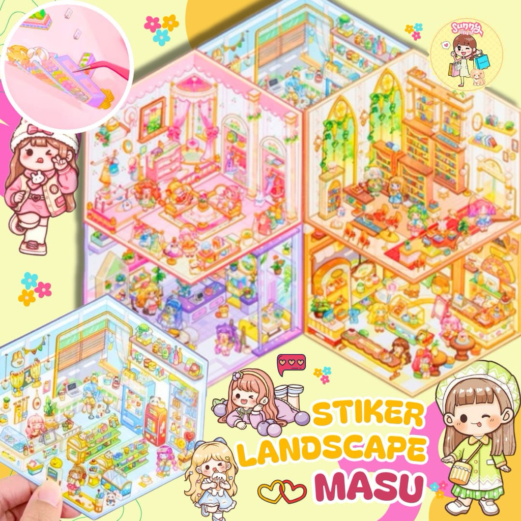 

Stiker Masu Sticker Lucu Viral Aesthetic/Stiker Masu Anti Air-Pvc/ Stiker Karakter Cewe Cute/Stiker 2D Motif Kartun Korea Lucu 100 Lembar Anti Air/Dekorasi/Sticker Box Aesthetic Karakter Cewek Korea/Lanscape Sticker/Mainan Edukasi/stiker unik