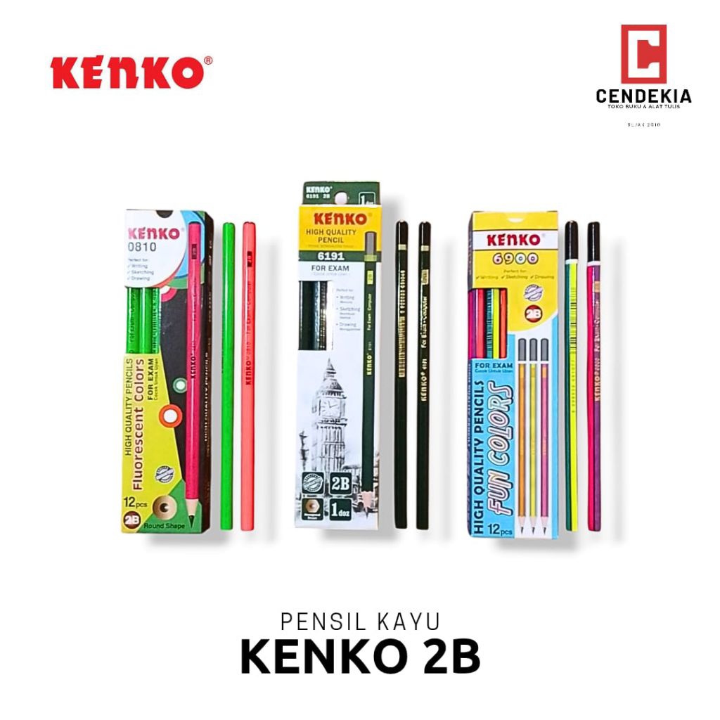 

PENSIL KAYU KENKO 2B