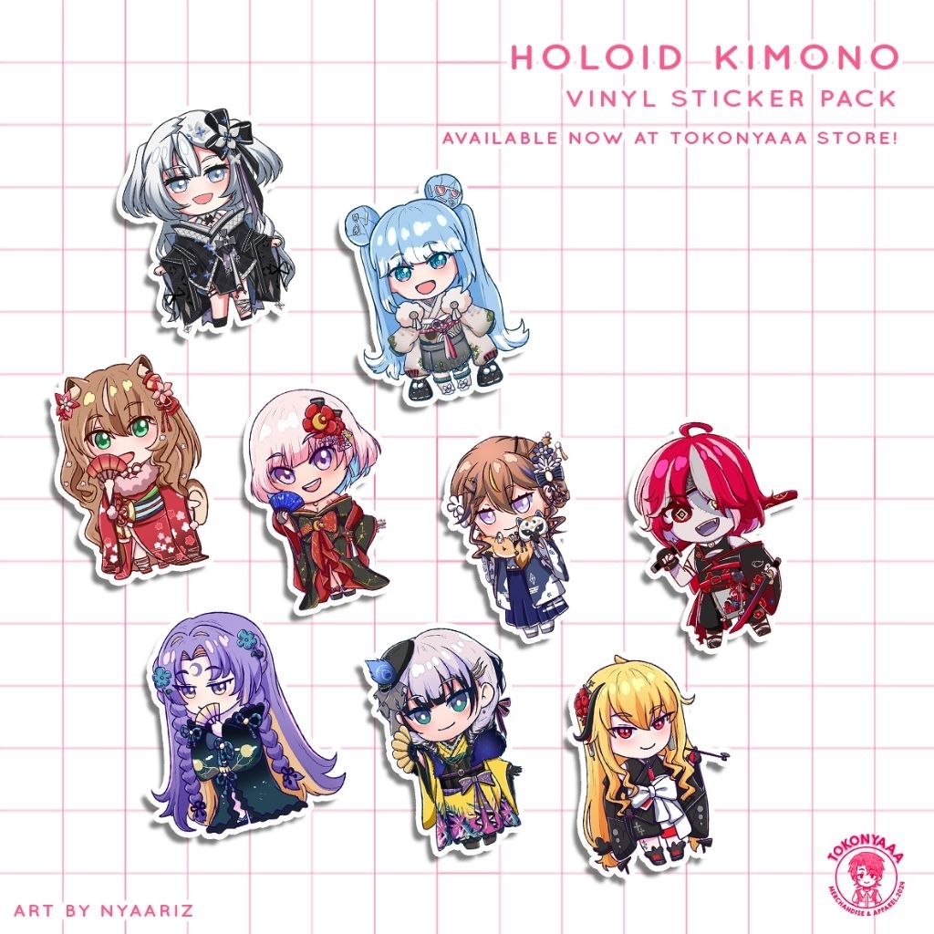 

Sticker Pack - Sticker Pack Bangboo ZZZ & Holo ID