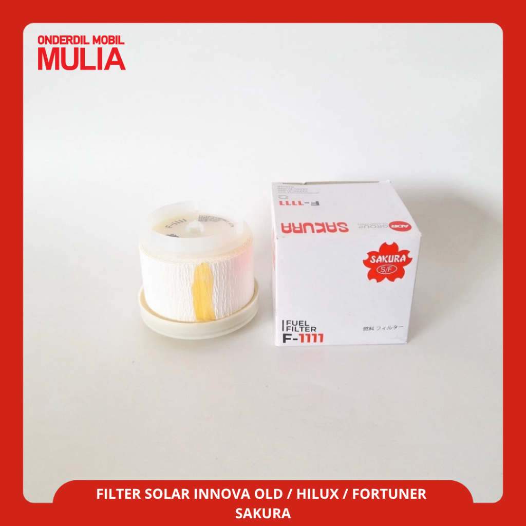 FUEL FILTER SOLAR INNOVA OLD / HILUX / FORTUNER SAKURA