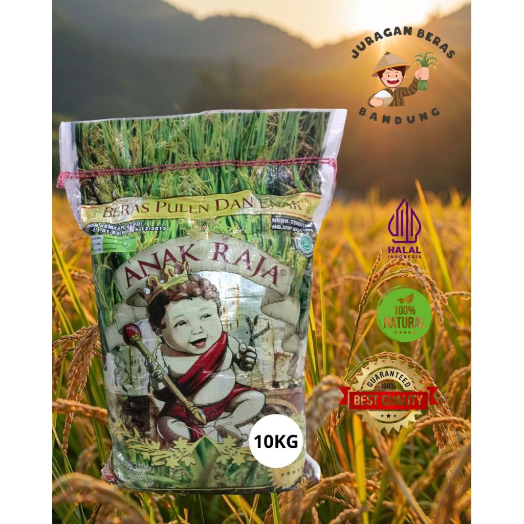 

Beras Anak Raja Pulen dan Enak 10 Kg 20 Kg 1 Karung