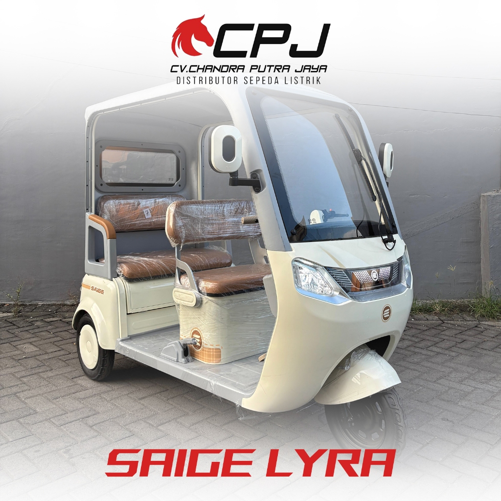 Sepeda Listrik SAIGE LYRA Roda 3 Garansi Resmi TERMURAH not Uwinfly Exotic Pacific E-Bike