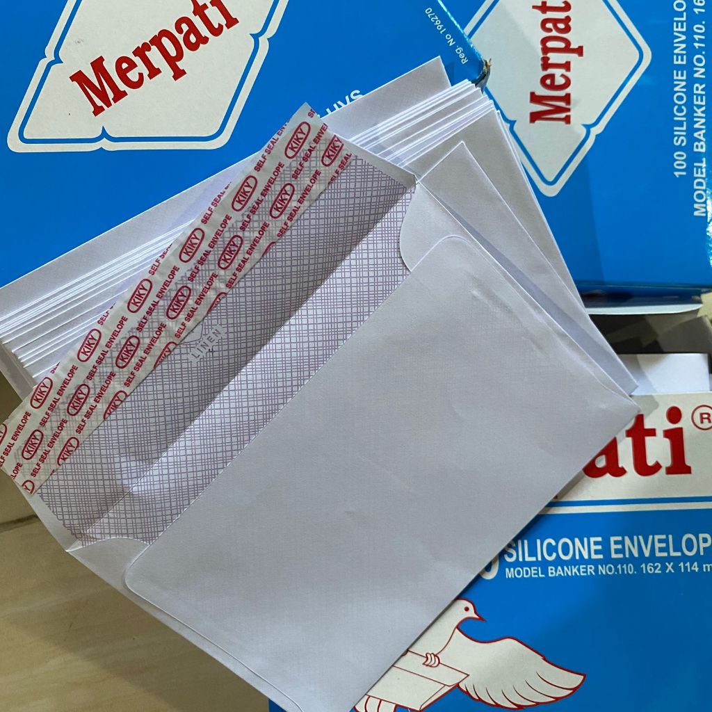 

(ISI 20 AMPLOP) Amplop Merpati No.110 - 70 Gram With Silicone ( Perekat ) - Amplop undangan DLL
