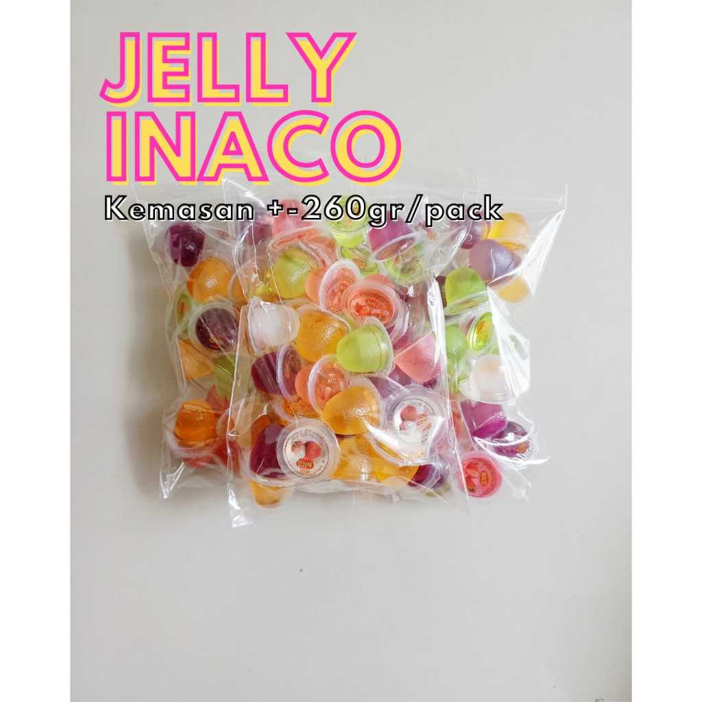 

Snack/Cemilan Repack Jelly Inaco 260gr