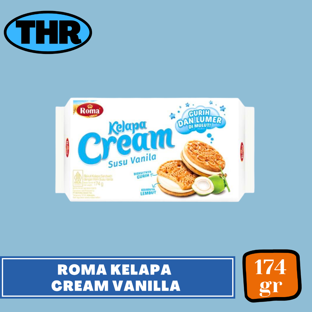 

Roma Biskuit Kelapa Cream Vanilla 174gr