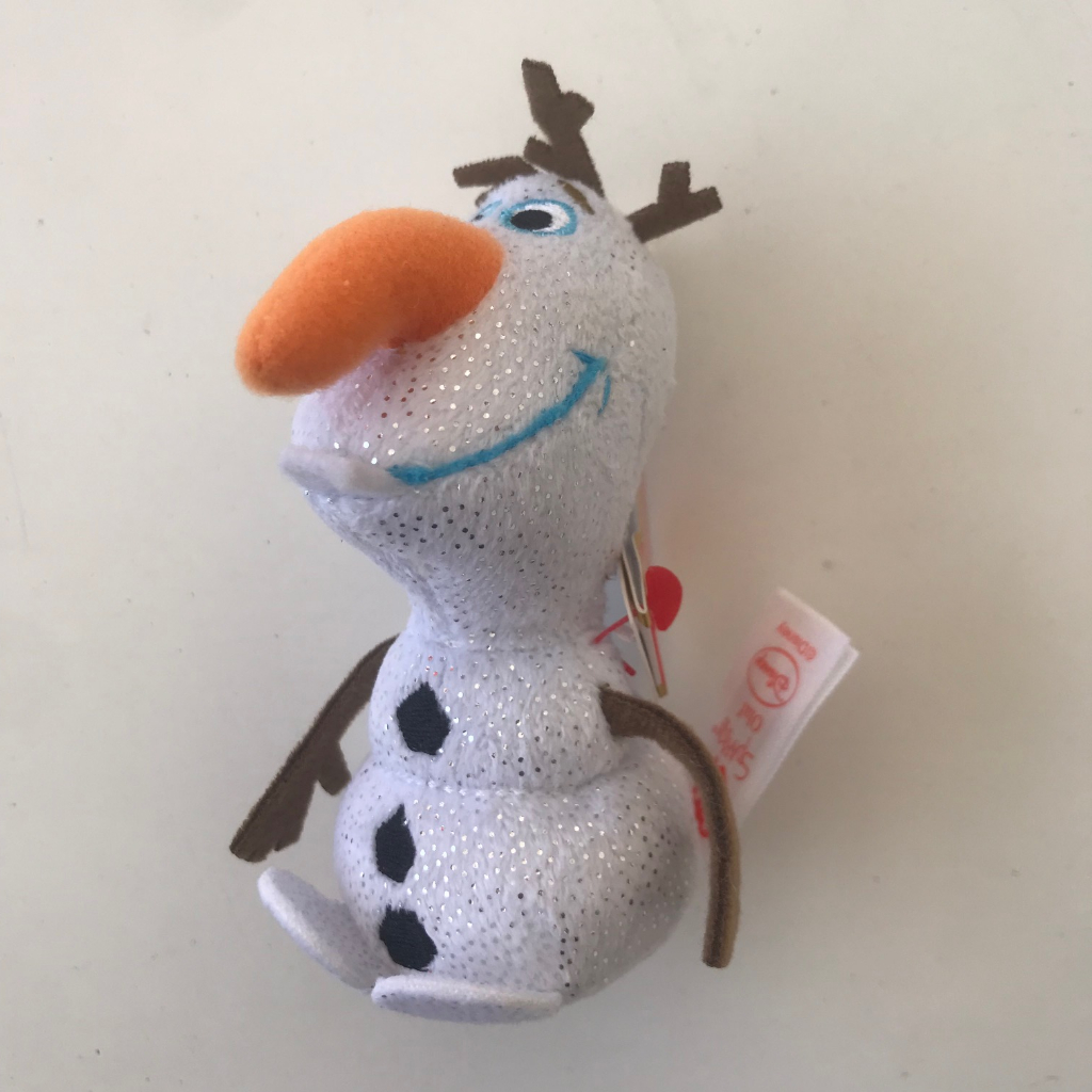 bagcharm Boneka Olaf Glitter frozen Disney Original / ganci Olaf plush boneka ty beanie boos