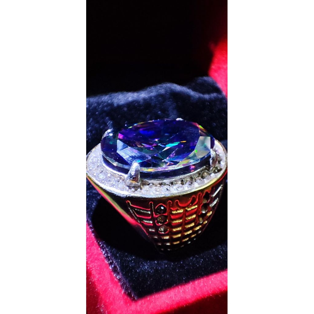 Cincin batu Alexandrite/Aleksander