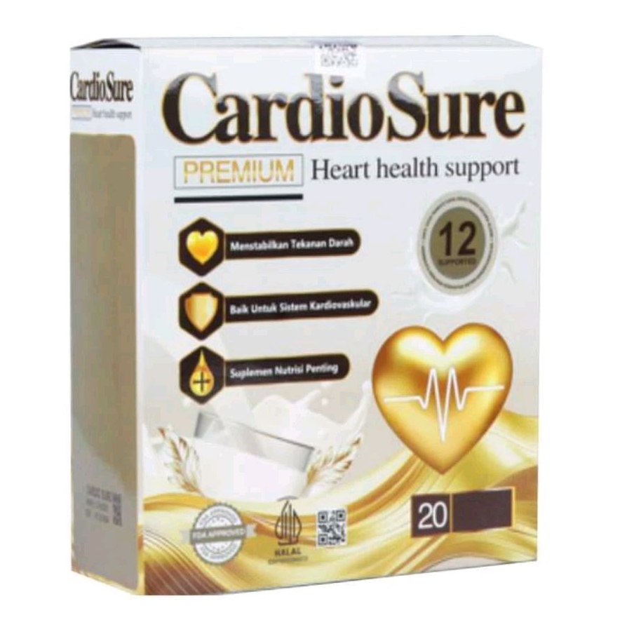 

CARDIOSURE Milk Susu Asli Mengobati Hipertensi Jantuk, Strok, Kolesterol, Asam Urat