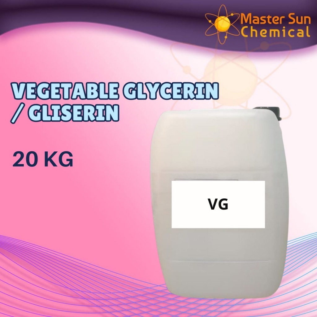 VG USP Grade - Vegetable Glycerine - Vegetable Gliserin 20 Kg