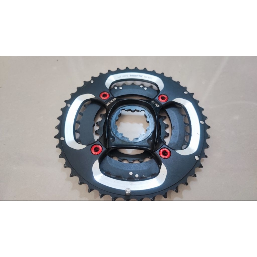 Chainring 3sp SRAM TRUVATIV 44-33-22T Kondisi Mulus (Only Chainring)