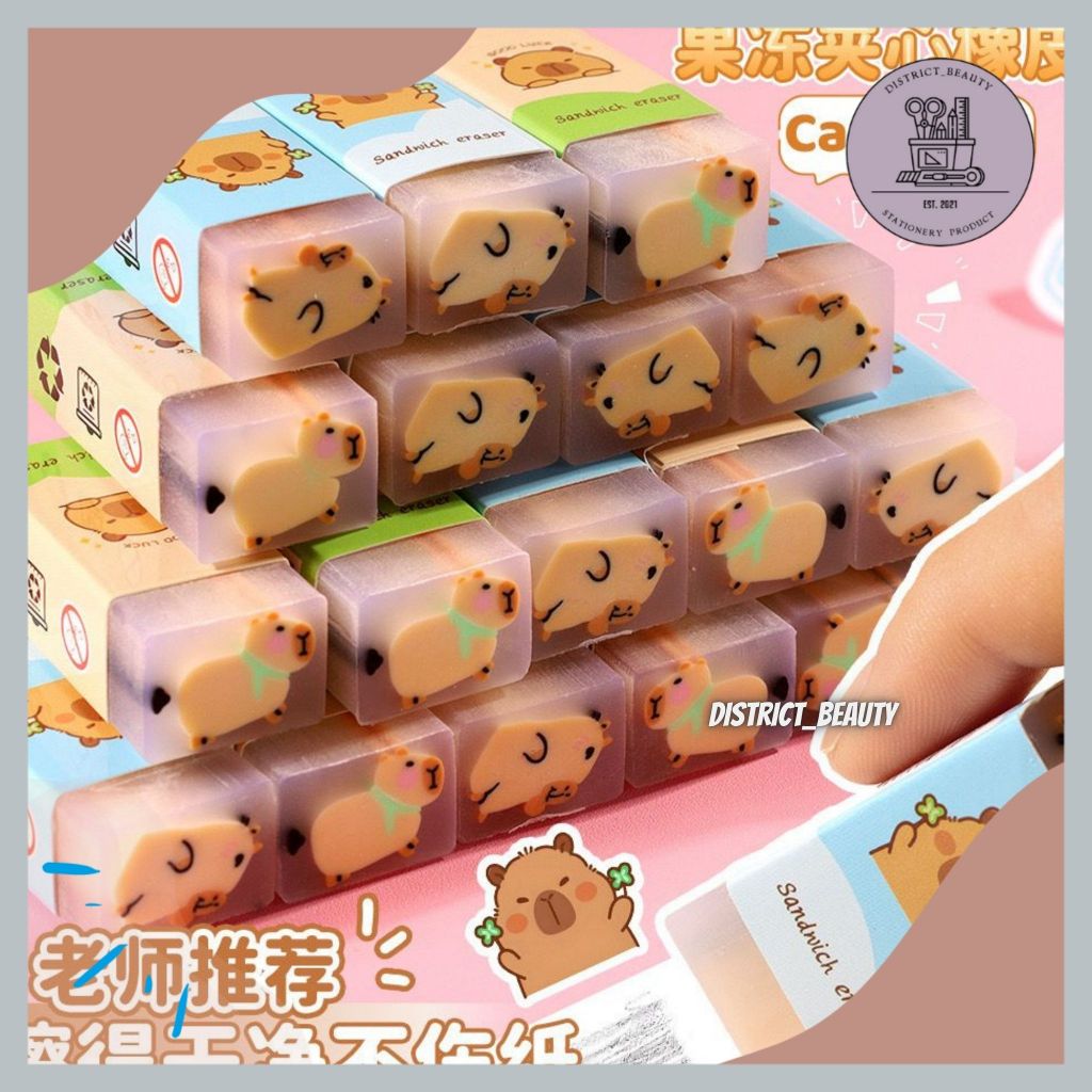 

PENGHAPUS KOTAK MINI CAPYBARA PENGHAPUS LUCU PENGHAPUS PENSIL ERASER BERMOTIF PENGHAPUS KARAKTER ANAK SEKOLAH