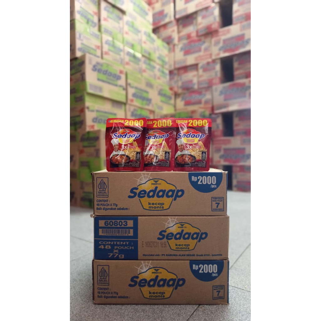 

Sedaap Kecap Manis 77g 1crt isi 48pcs