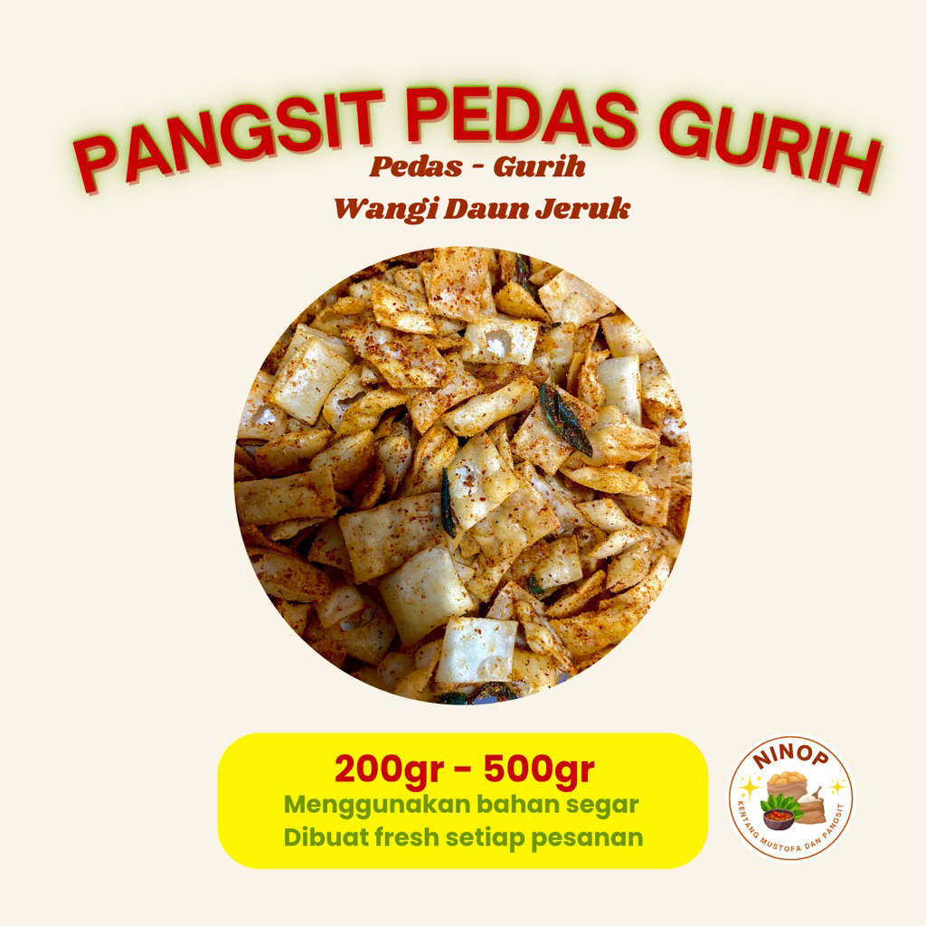 

Pangsit Pedes Gurih Daun Jeruk