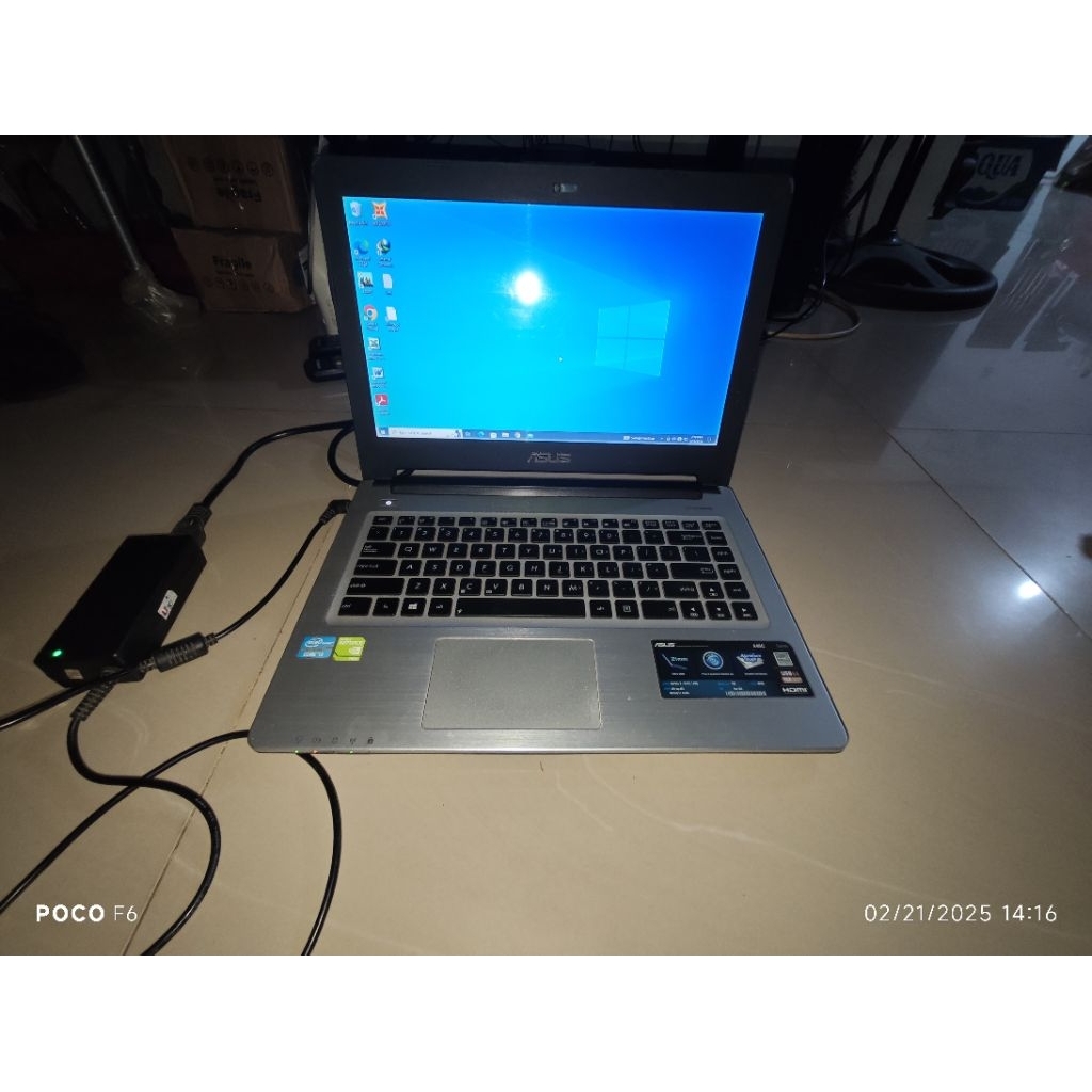 Laptop Asus A46C i3 3217u ram 4gb