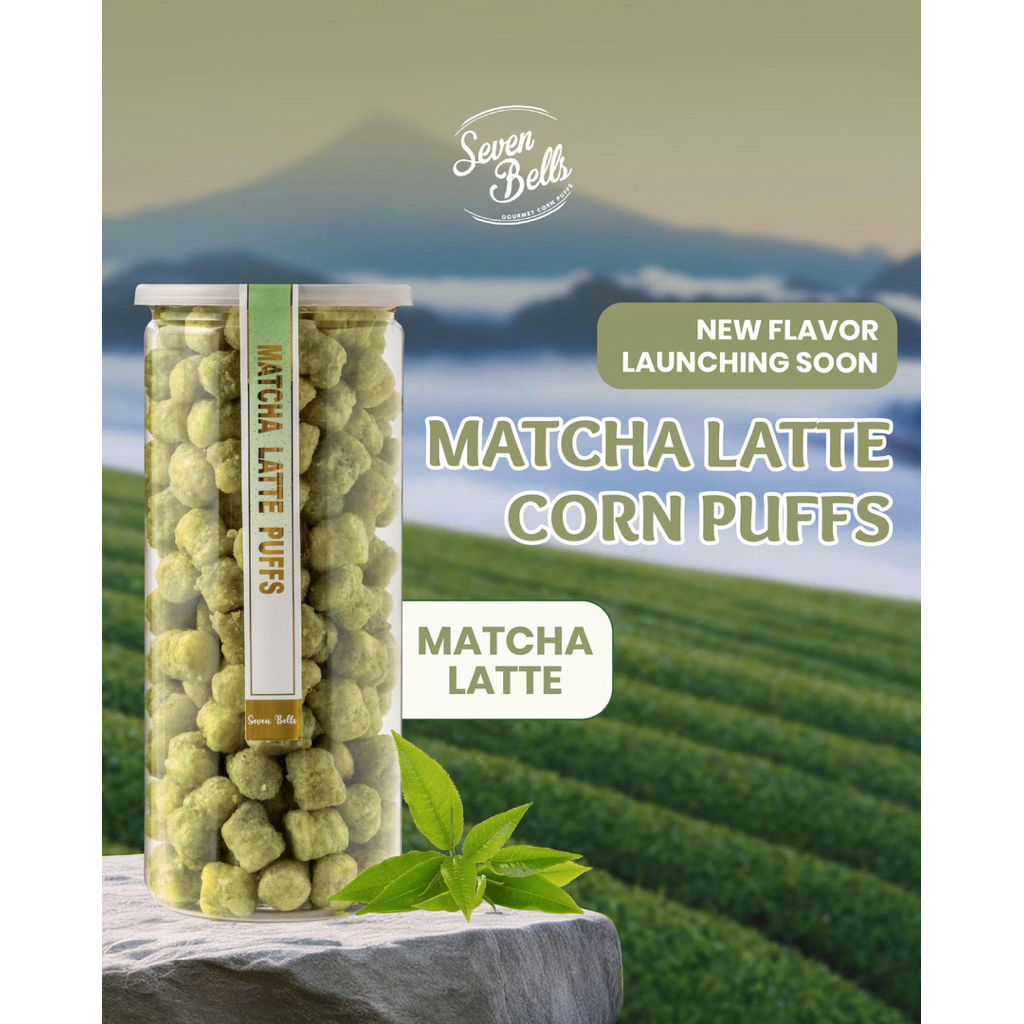 

Matcha Latte Gourmet Corn Puffs Seven Bells (New Flavour)