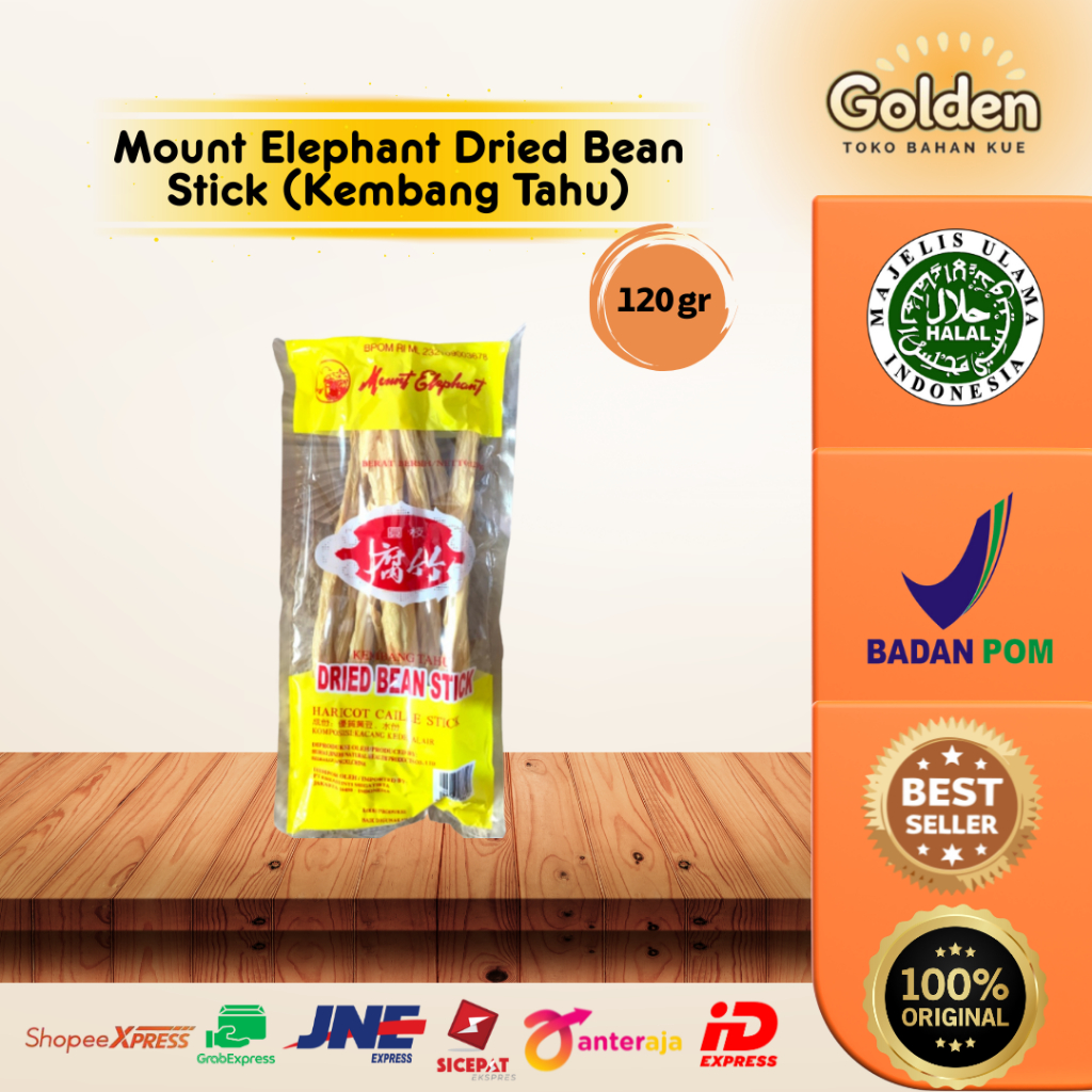 

Mount Elephant Dried Bean Stick (Kembang Tahu) 120gr