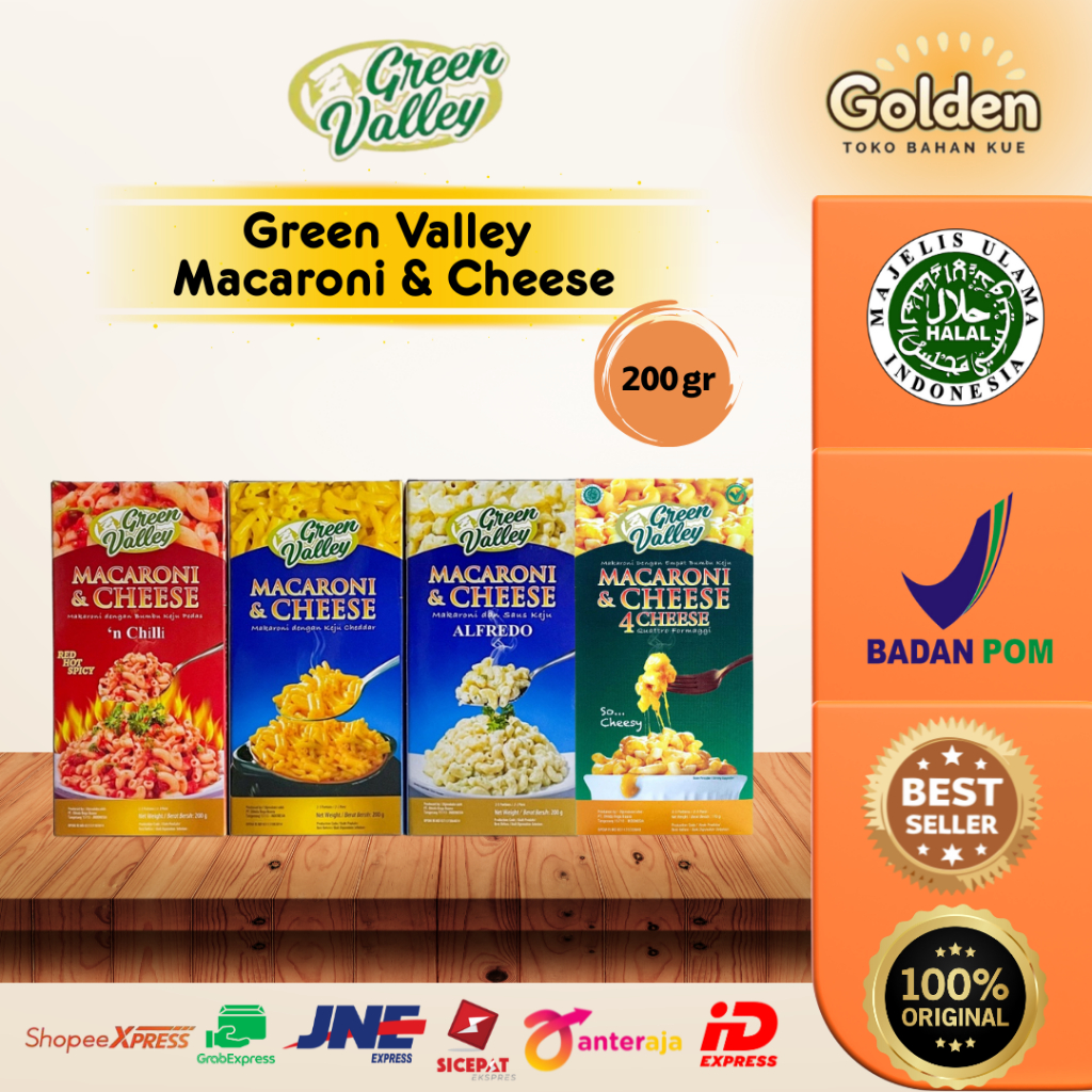 

Green Valley Macaroni & Cheese 200gr