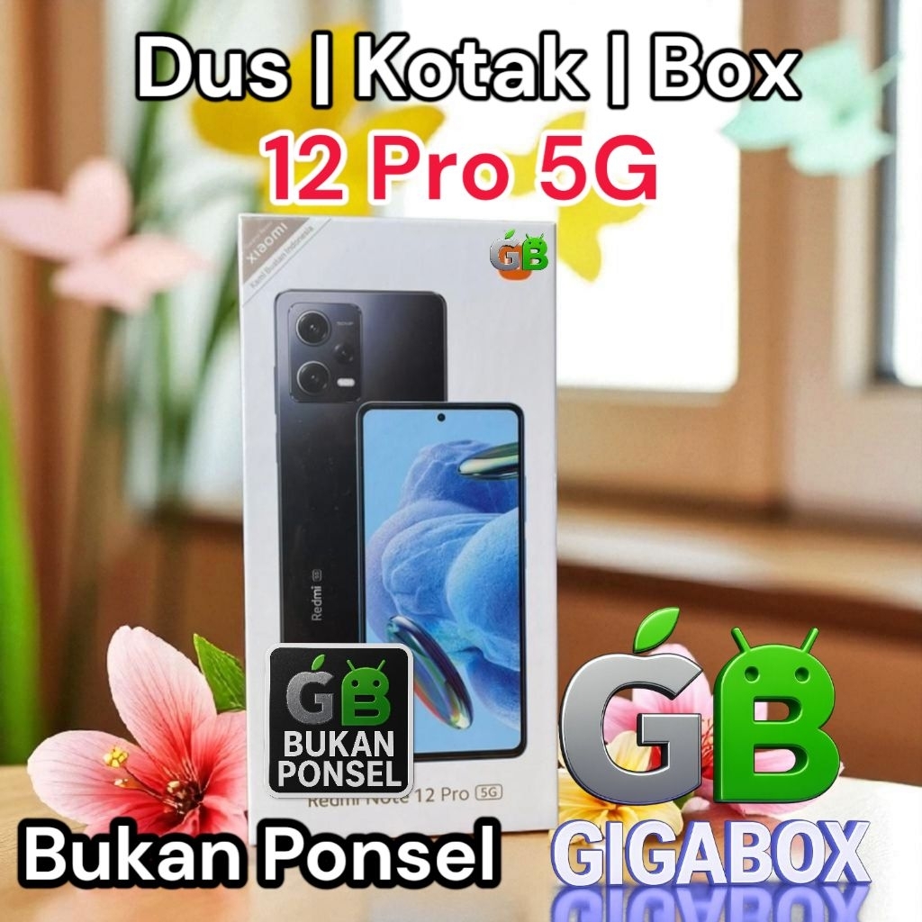 

Dus | Kardus | Box Redm Note 12 Pro 5G– (Dus Only) untuk Pajangan Dekoratif