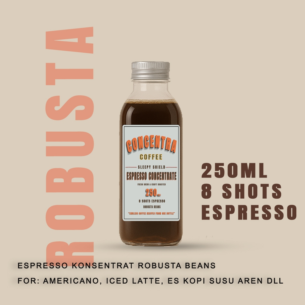 

Concentra Espresso Konsentrat Kopi Robusta 250ml