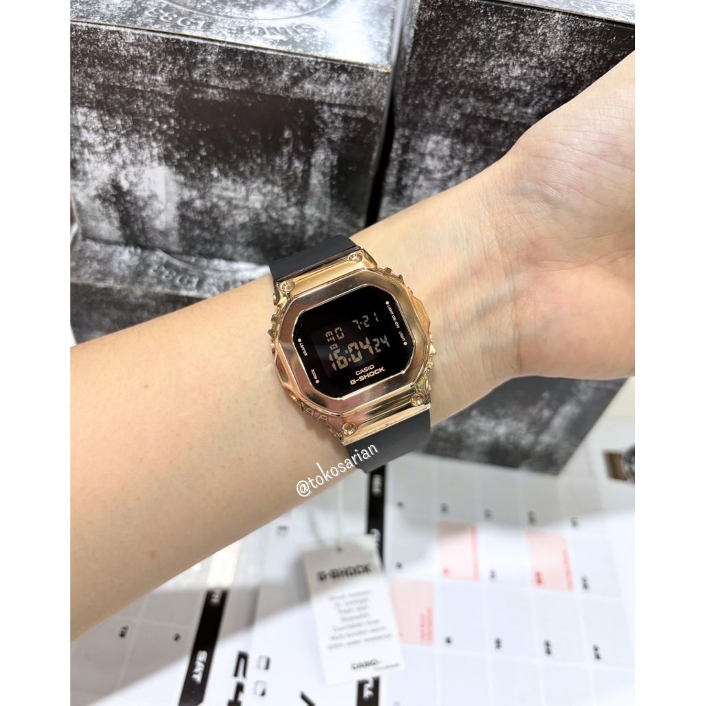 G-Shock GM-S5600PG-1DR Original Bergaransi Jam Tangan G-Shock Wanita Digital