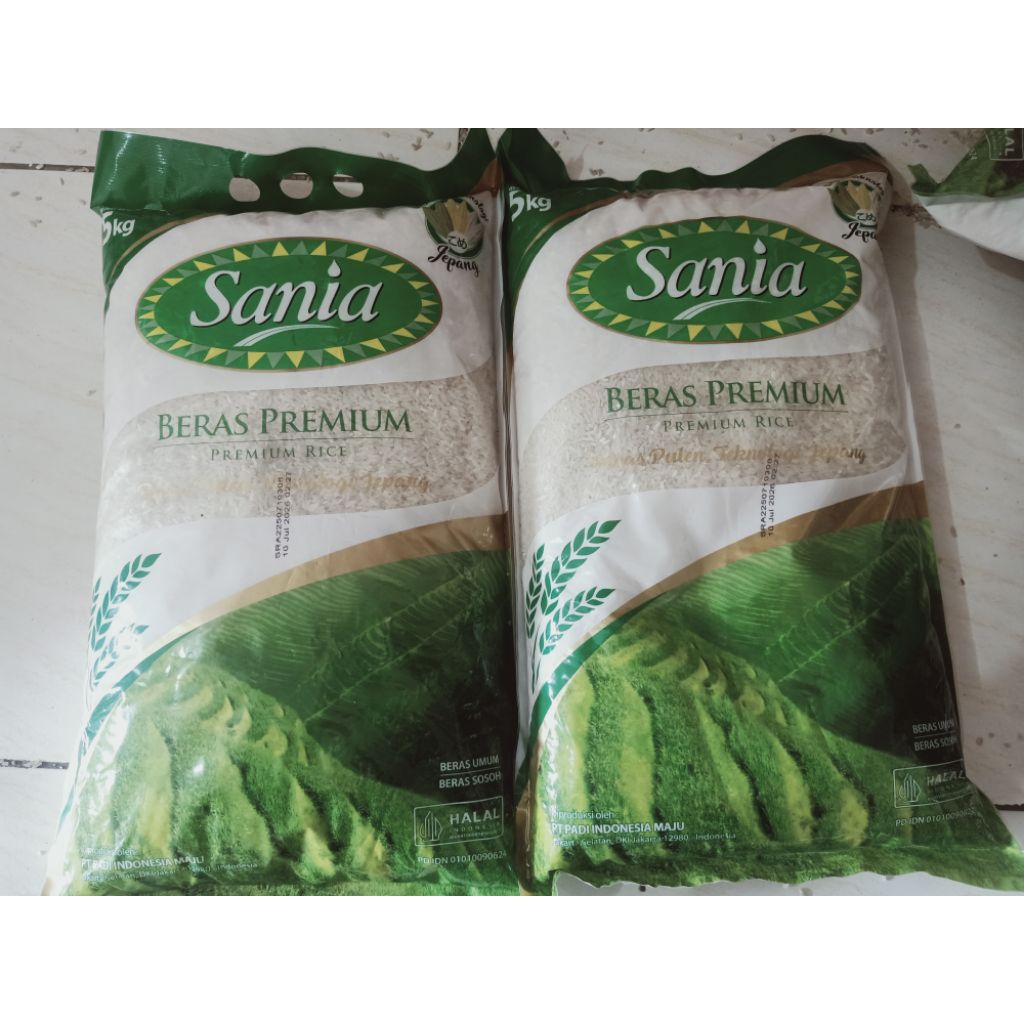 

Beras cap merek Sania 2x5kg-free ongkir