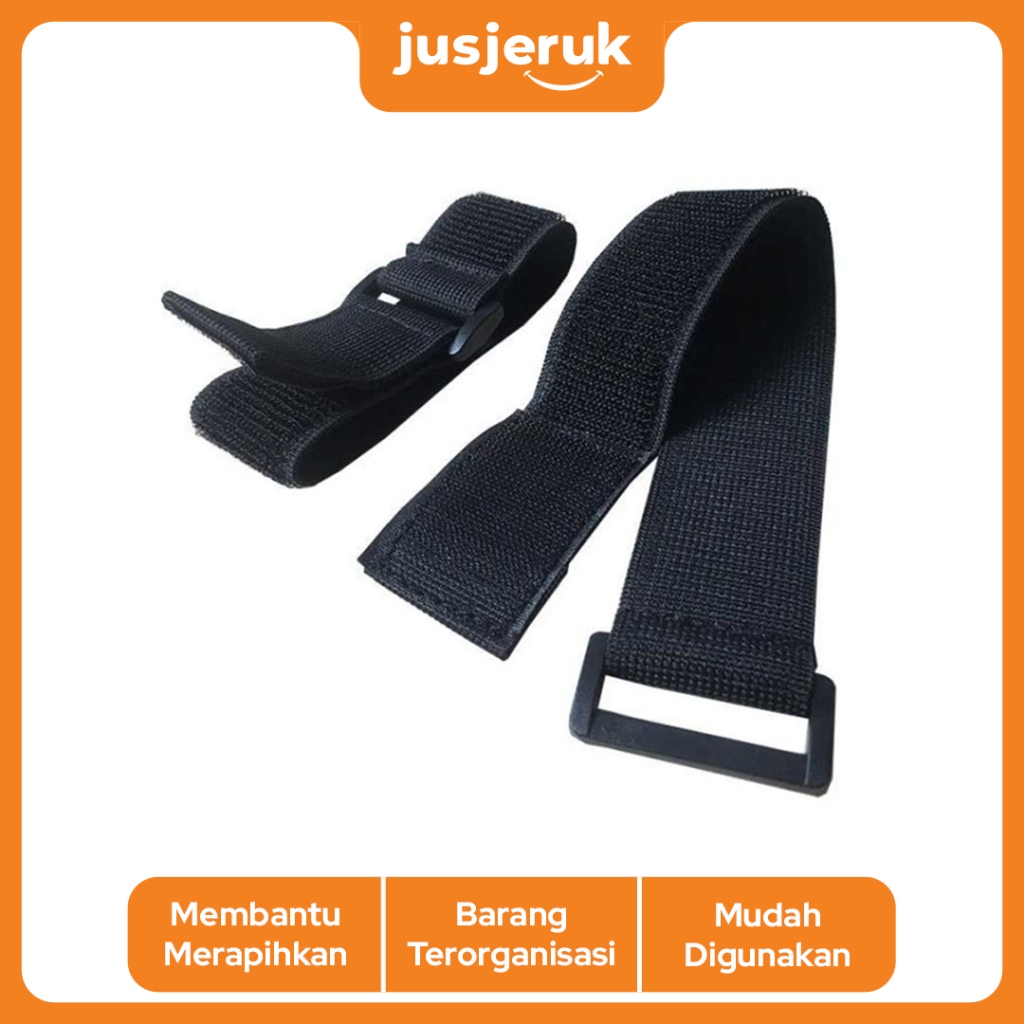 

JFactory Pengikat Kabel Perekat Serbaguna Nylon Strap Cable Management 20mm x 200mm