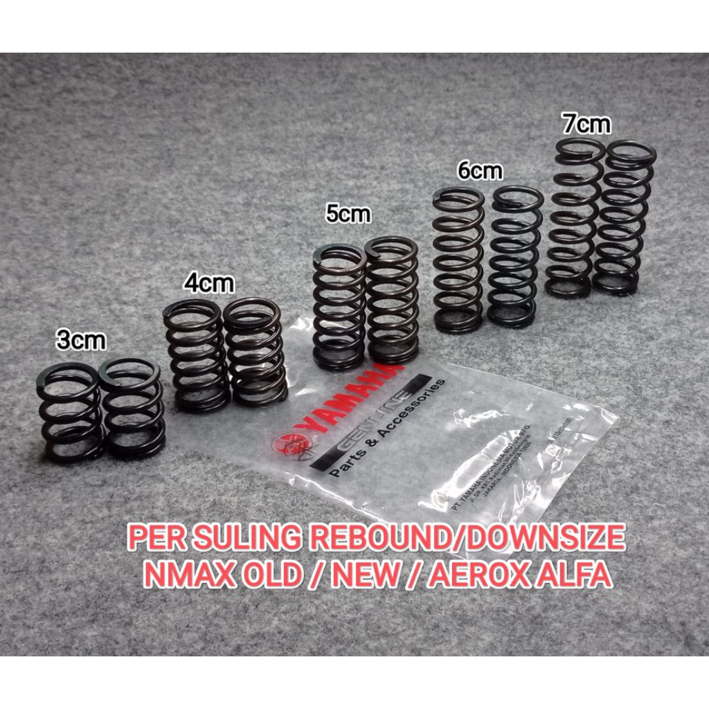 PER SULING SHOCK DEPAN REBOUND/ DOWNSIZE NAMX OLD NMAX NEW AEROX ALFA