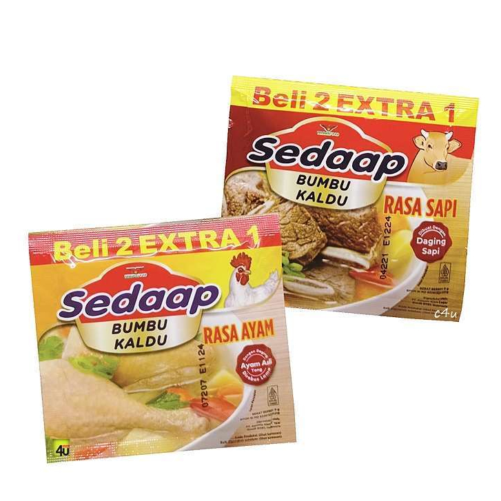 

Sedap Kaldu Ayam Sapi Sachet Ekonomis 18 Pcs Bumbu Masak Instan Gurih Rasa Kuah