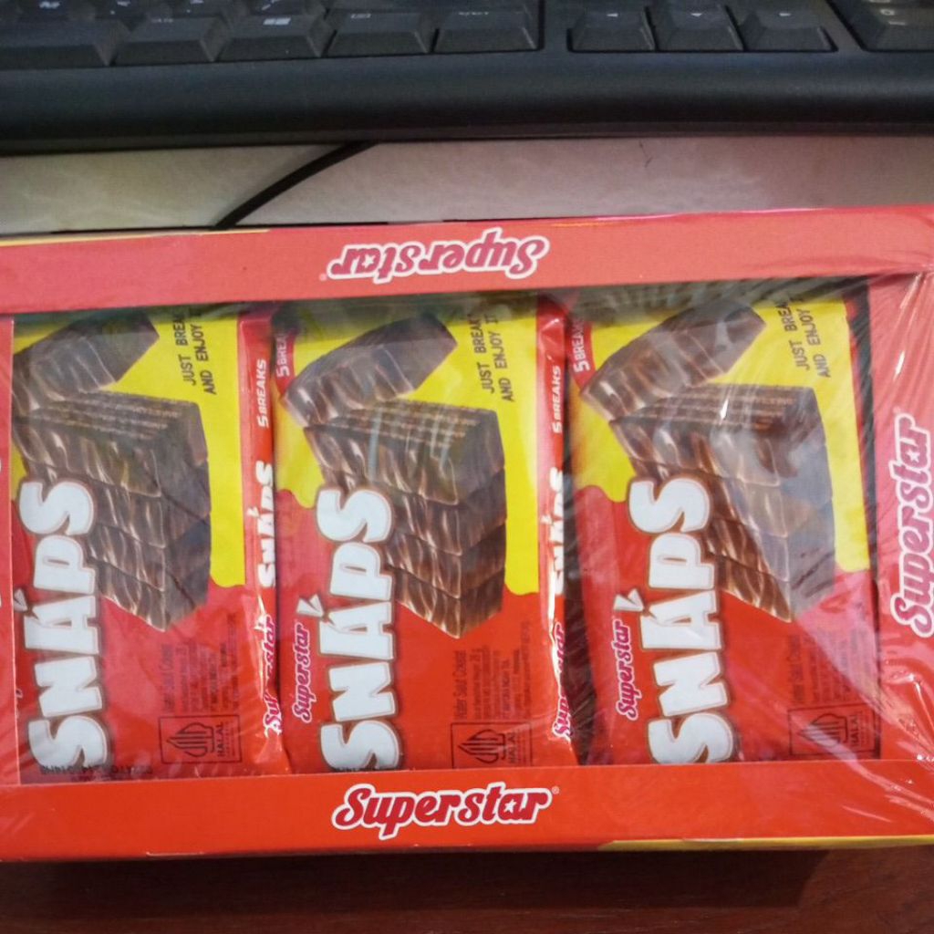 

KS - SUPERSTAR SNAPS 1 KARTON / Superstar Snap Chocolate / Snaps Chocolate