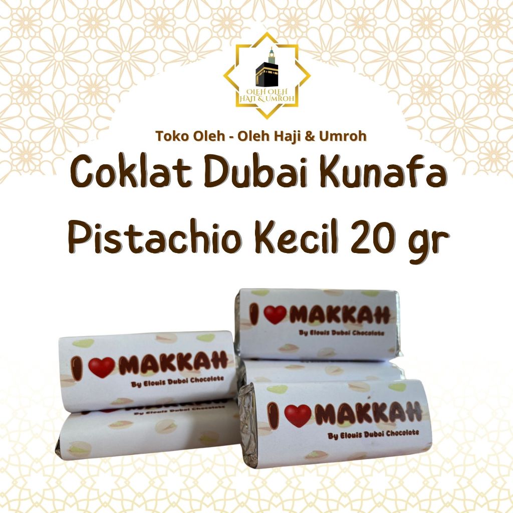 

COKLAT DUBAI MINI 20GR 1 PCS COKLAT DUBAI VIRAL KUNAFA PISTACHIO COKLAT DUBAI ENAK COKLAT BEST QUALITY OLEH OLEH HAJI DAN UMROH