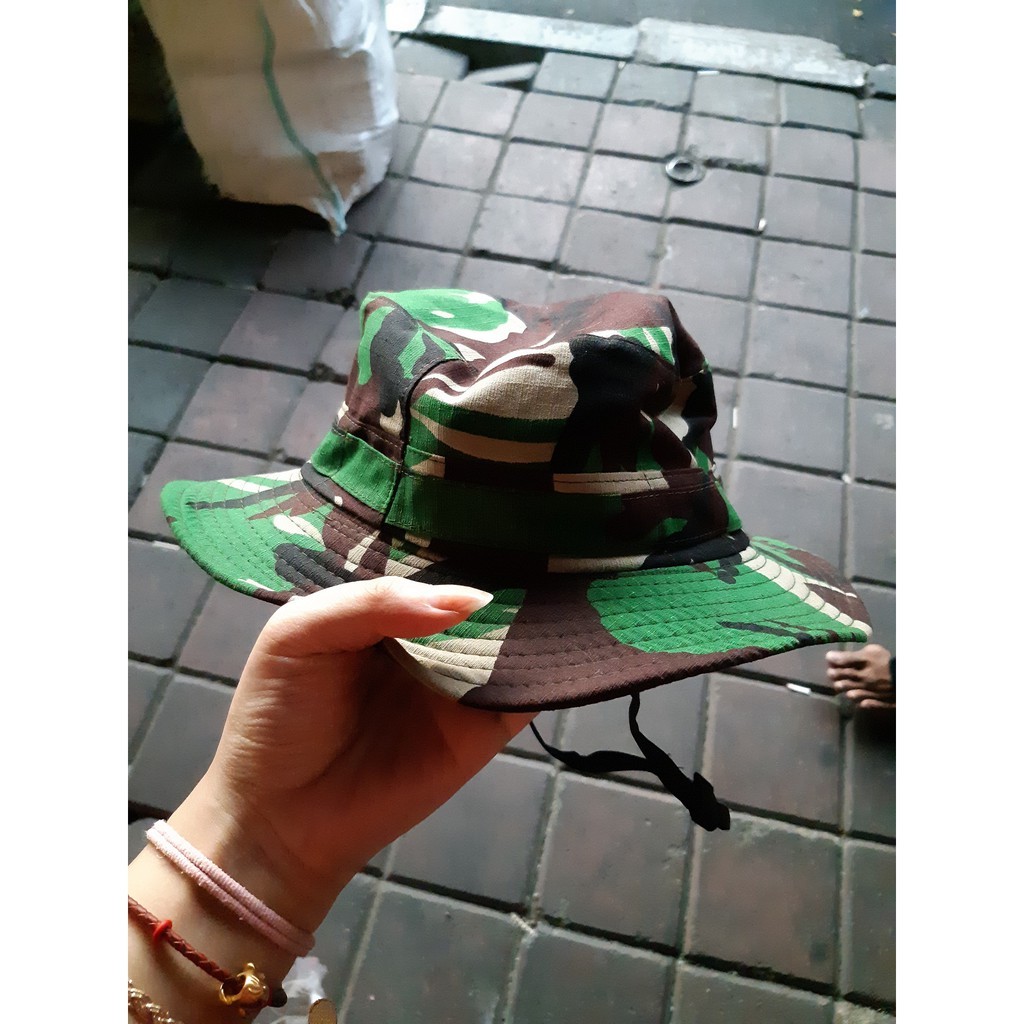 Topi Rimba Loreng Malvinas TNI - Topi Kupluk Malvinas - Topi Gunung - Rimba Loreng TNI- Rimba TNI - 