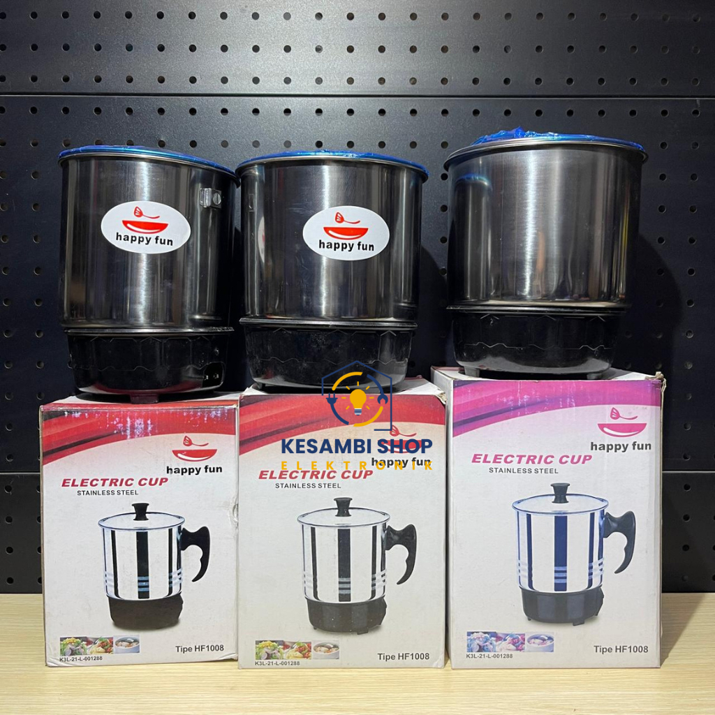 MUG ELEKTRIK MUG LISTRIK HAPPY FUN TEKO LISTRIK ELEKTRIK HEATING CUP