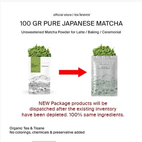 

Tea Heaven Pure Japanese Matcha Powder