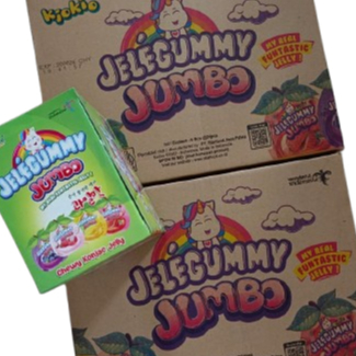 

Kiokio Jelegummy Jumbo box Assorted ISI 6 BOX ( KARTONAN )