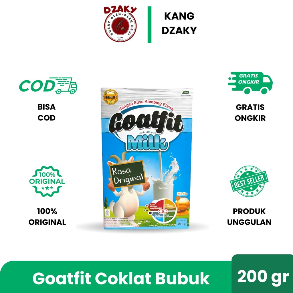 

GOATFIT MILK SUSU KAMBING PLUS ROYAL JELLY 200gr [READY STOCK] PLATINUM