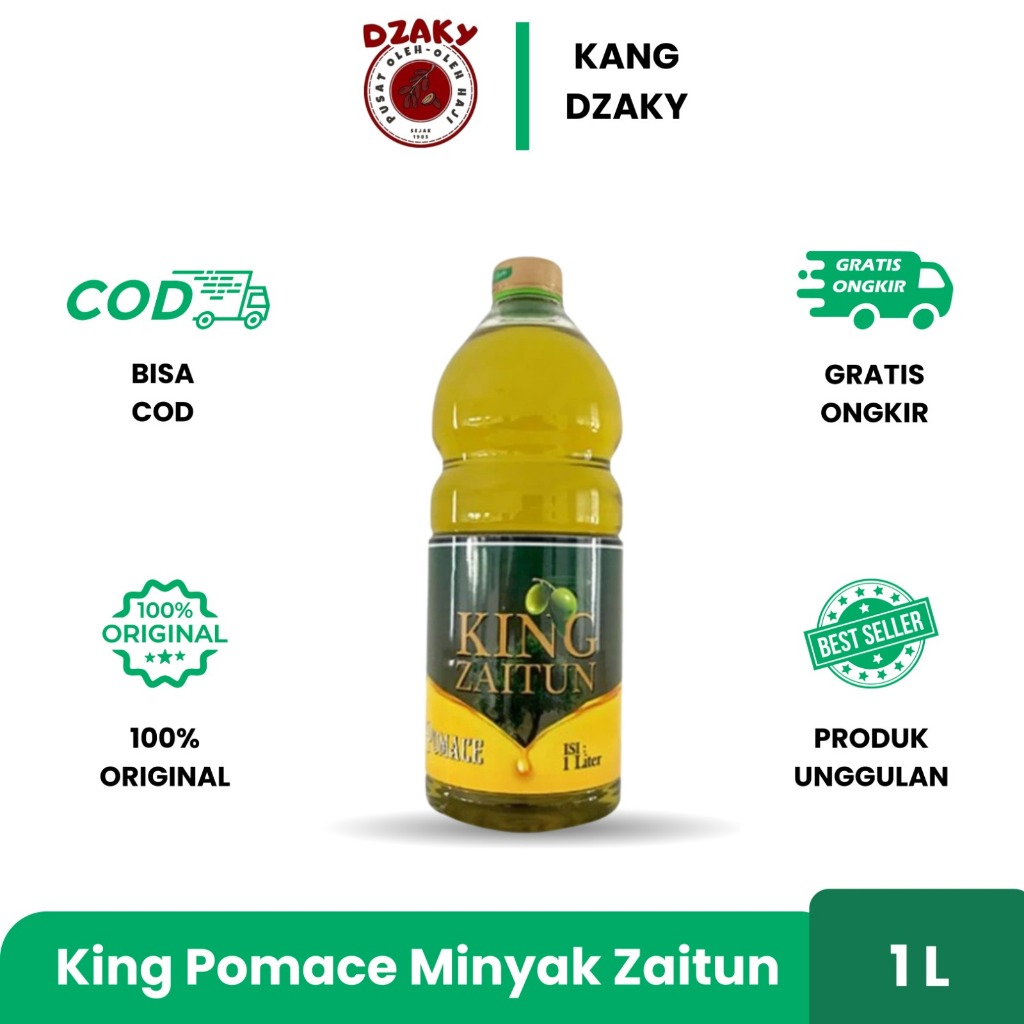 

Minyak King Zaitun Pomace 1 liter - Minyak zaitun masak