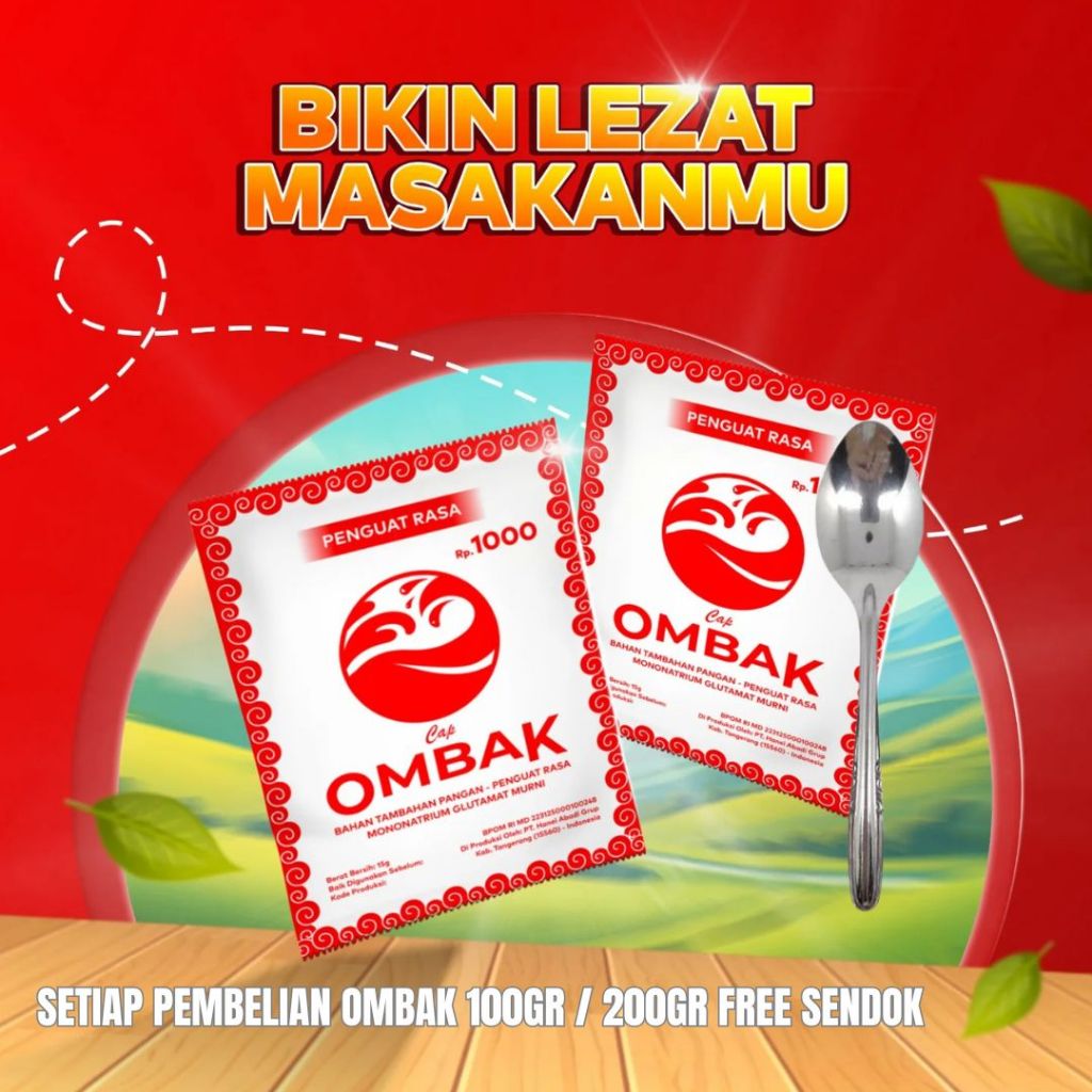 

OMBAK Penyedap Rasa MSG 100 250