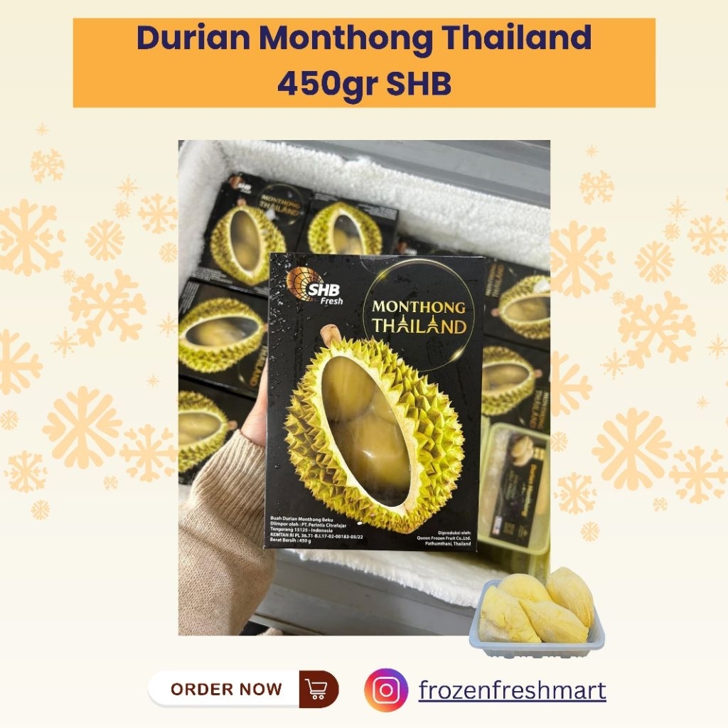 

Durian Monthong THAILAND 450 gr SHB