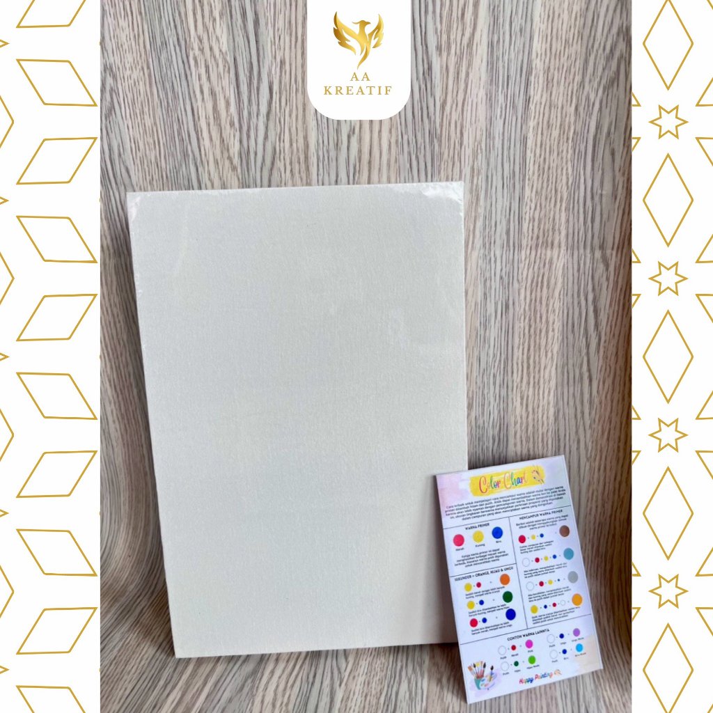 

Kanvas Lukis Ukuran 20x30cm Bingkai Alat Melukis Lengkap Anak Kuas Palet Paint Brush Canvas Akrilik