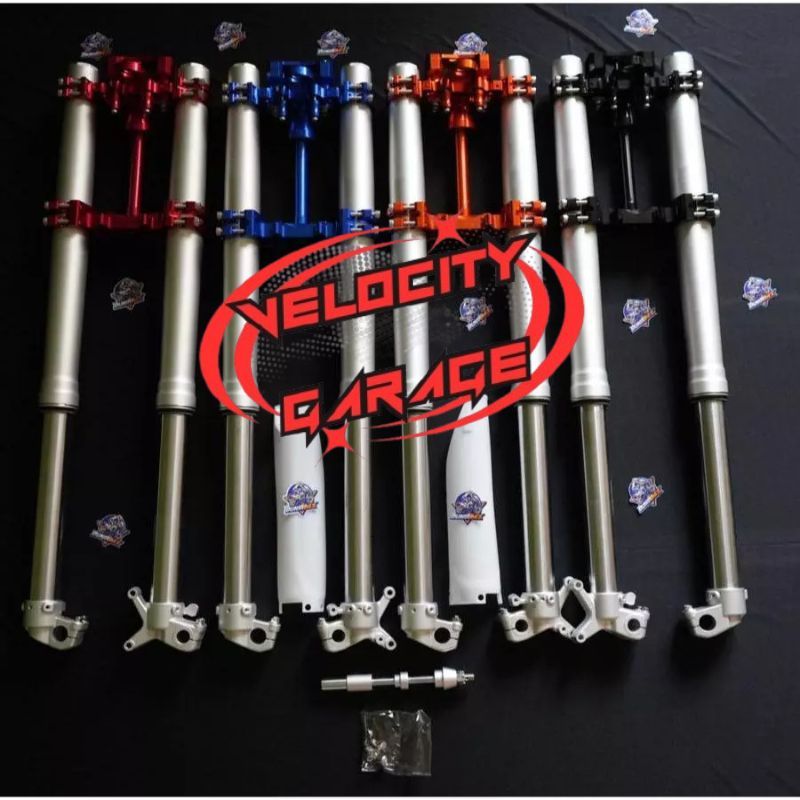 Shock USD Realjump Upside down MGV KLX 150 PNP kunci kontak Model HT