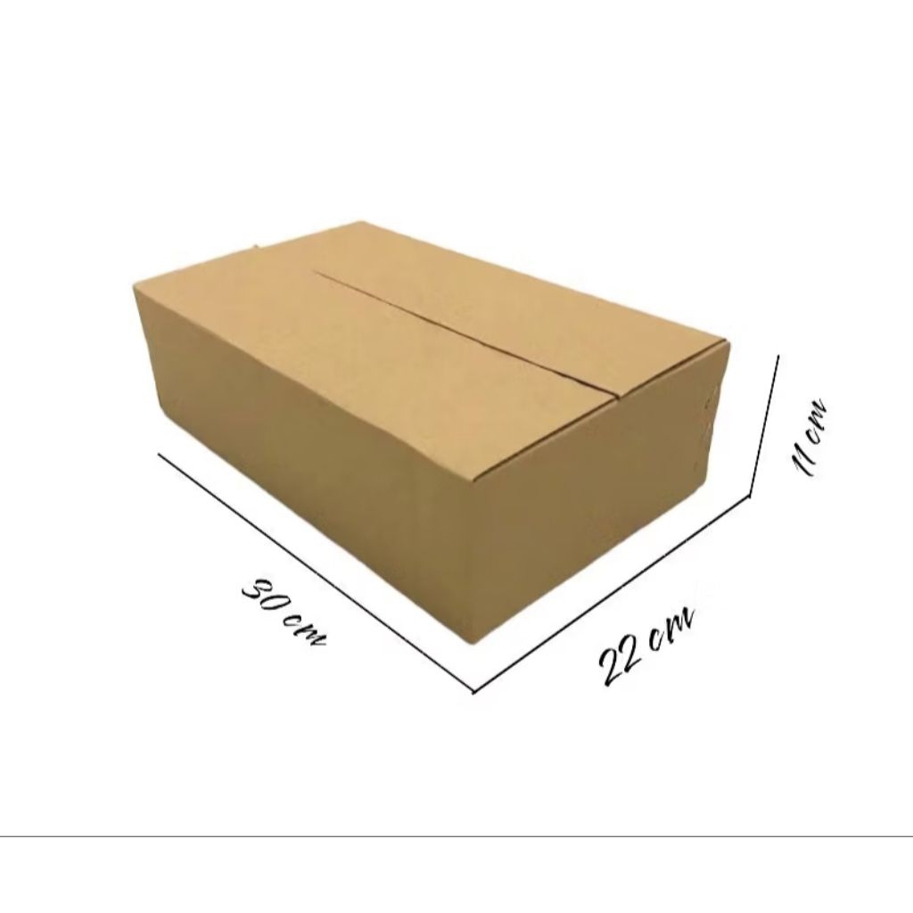 

Kotak Kardus karton Uk. 30x22x11 cm........ single wall model indomie