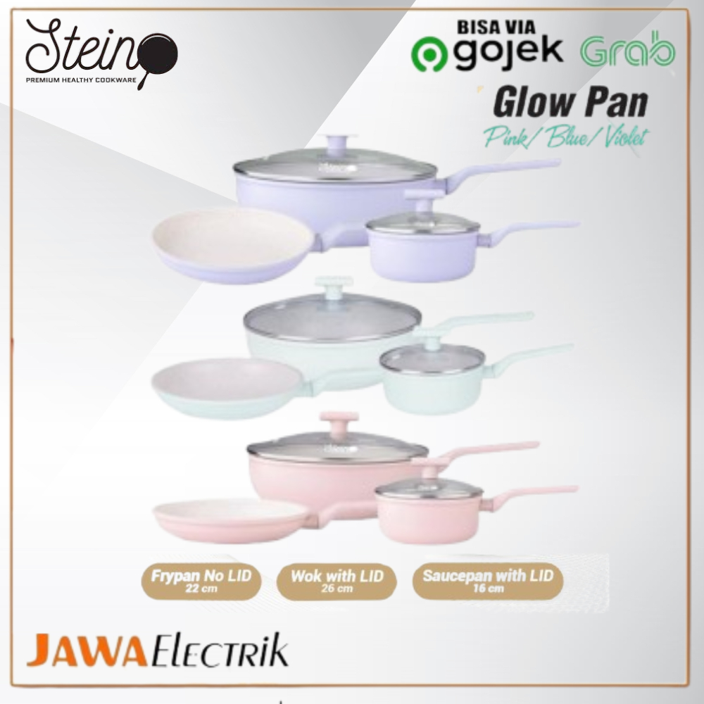 Stein Glowpan Panci Set - (Panci Marble Set 6 Lapisan)