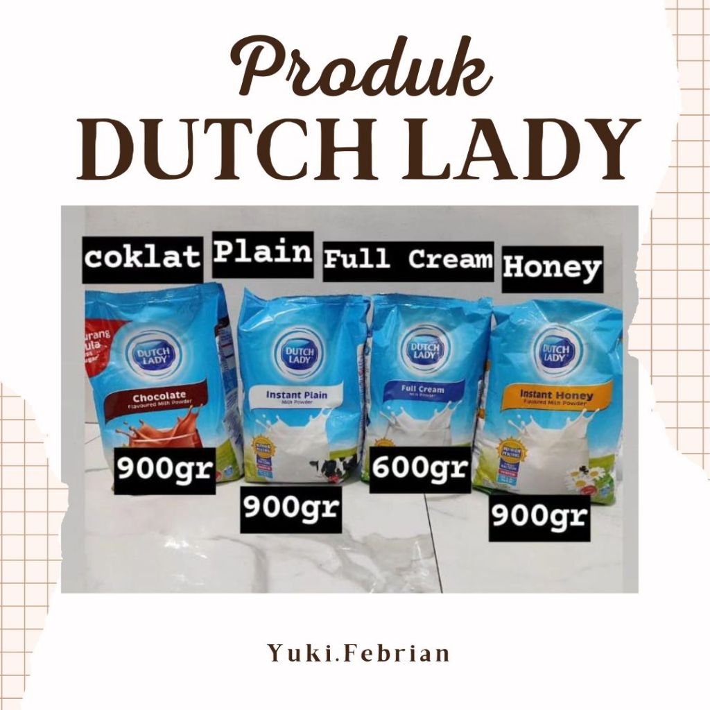 

Susu Dutchlady Instant Honey Plan Choclate