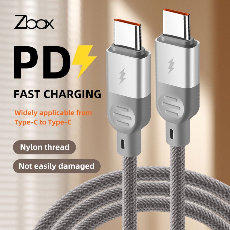 KABEL DATA ZBOX BRAIDED X2 / X3 (Type C to Type C) | (Type C To Iphone) | KABEL USB MURAH | KABEL DA